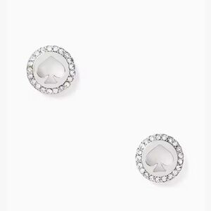 NWT Kate Spade Spot The Spade Pave Halo Spade Studs